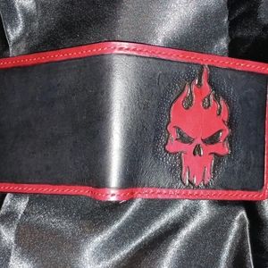Ghost Skull Leather Wallet